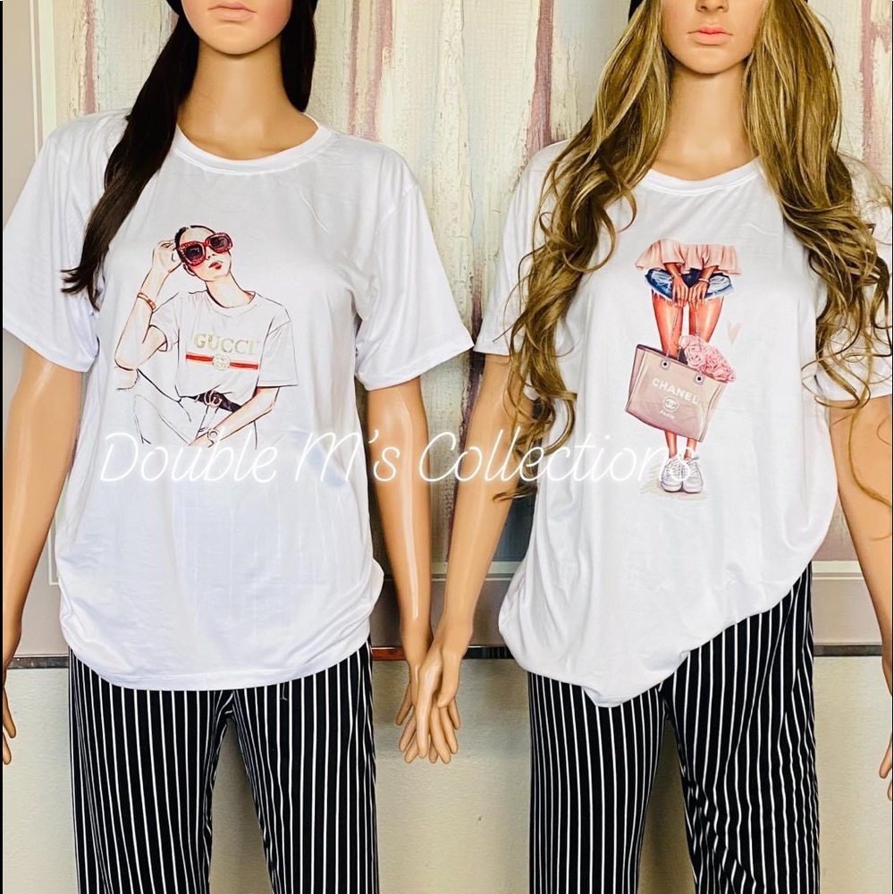 Customized Cotton -spandex tshirts with pants (2pieces)